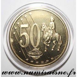 VATICAN - 50 CENT 2011 - BENEDICT XVI - TRIAL COIN