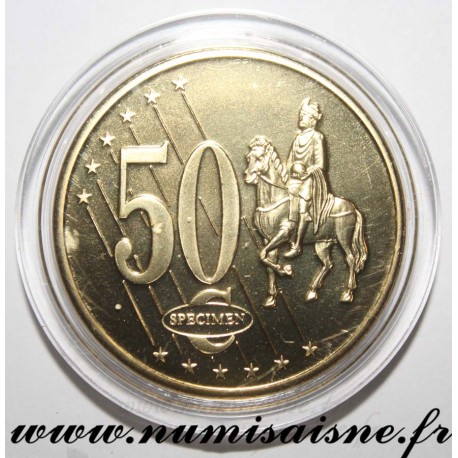 VATICAN - 50 CENT 2011 - BENEDICT XVI - TRIAL COIN
