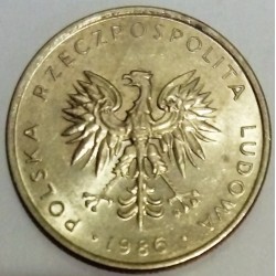 POLAND - Y 152.1 - 10 ZLOTYCH 1986 - EAGLE