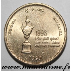 SRI LANKA - KM 161 - 5 RUPEES 1999 - Cricket