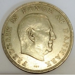 DANEMARK - KM 853.1 - 5 KRONER 1960 - FREDERIK IX