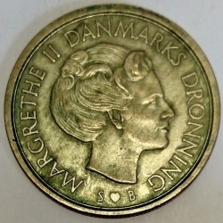 DANEMARK - KM 863.1 - 5 KRONER 1976 - MARGUERITE II