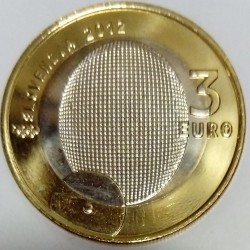 SLOVENIA - KM 109 - 3 EURO 2012 - RUDOLF CVETKO - 100 years of the first Slovenian gold medal at the Olympic Games