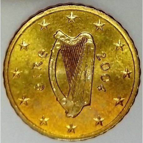 IRELAND - KM 35 - 10 EURO CENT 2004 - CELTIC HARP