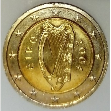 IRELAND - KM 39 - 2 EURO 2004 - CELTIC HARP