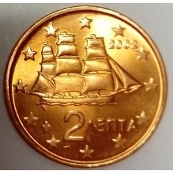 GREECE - KM 182 - 2 CENT 2002 - CORVETTE