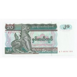 MYANMAR - PICK 72 - 20 KYATS - 1994 - NEUF