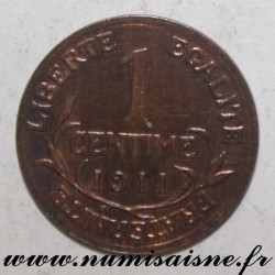 FRANCE - KM 840 - 1 CENTIME 1911 - TYPE DUPUIS