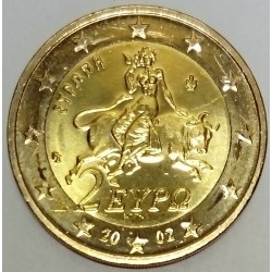 GREECE - KM 188 - 2 EURO 2002 - EUROPE ABDUCTED BY ZEUS