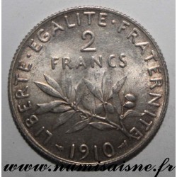 FRANCE - KM 845 - 2 FRANCS 1910 - TYP SÄMANN