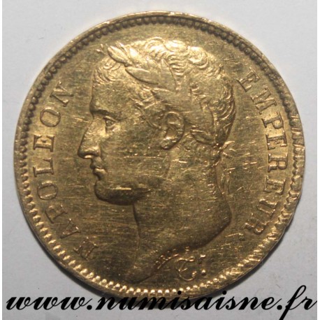 FRANCE - KM 696 - 40 FRANCS 1811 A - Paris - TYPE REVERS EMPIRE - GOLD