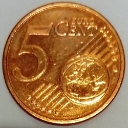 GERMANY - KM 209 - 5 EURO CENT 2002 D - CHENE BRANCH