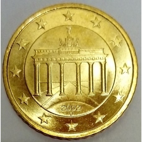 GERMANY - KM 212 - 50 EURO CENT 2002 D - BRANDENBURG GATE