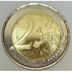 ANDORRA - KM 527 - 2 EURO 2014 - Andorra's coat of arms and the motto "virtus unita fortior"