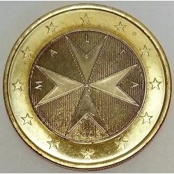 MALTA - KM 131 - 1 EURO 2008 - MALTESE CROSS