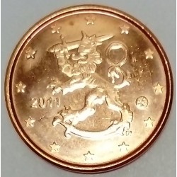 FINLAND - KM 98 - 1 EURO CENT 2011 - THE HERALDIC LION