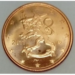 FINLAND - KM 100 - 5 EURO CENT 2011 - THE HERALDIC LION