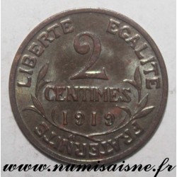 GADOURY 107 - 2 CENTIMES 1919 - TYPE DUPUIS - KM 841