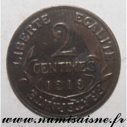 GADOURY 107 - 2 CENTIMES 1919 - TYPE DUPUIS - KM 841