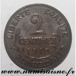 FRANCE - KM 841 - 2 CENTIMES 1919 - TYPE DUPUIS
