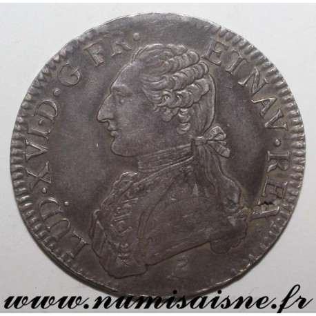 FRANCE - KM 564 - LOUIS XVI - ECU WITH OLIVE BRANCHES - 1789 A - Paris