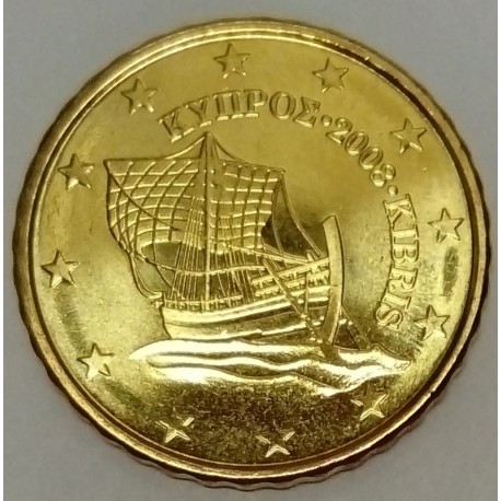 CYPRUS - KM 81 - 10 EURO CENT 2008 - BOAT OF KYRENIA