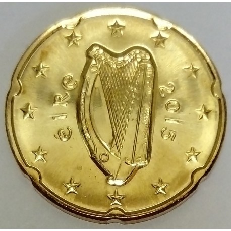 IRELAND - KM 48 - 20 EURO CENT 2015 - CELTIC HARP