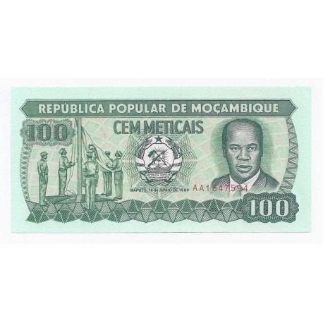 MOZAMBIQUE - PICK 130 - 100 METICAIS 16/06/1983 - NEUF