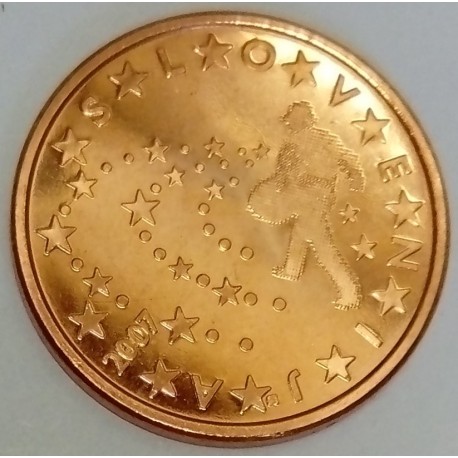 SLOVENIA - KM 70 - 5 EURO CENT 2007 - THE SOWER OF STARS