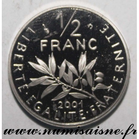 FRANCE - KM 931 - 1/2 FRANC 2001 - TYPE SOWER