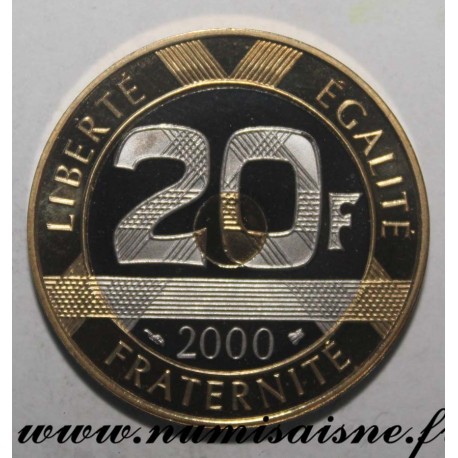 FRANCE - KM 1008 - 20 FRANCS 2000 - TYPE MONT SAINT MICHEL