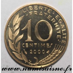 GADOURY 293a - 10 CENTIMES 2000 - TYPE MARIANNE - KM 929