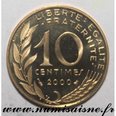 FRANCE - KM 929 - 10 CENTIMES 2000 - TYPE MARIANNE