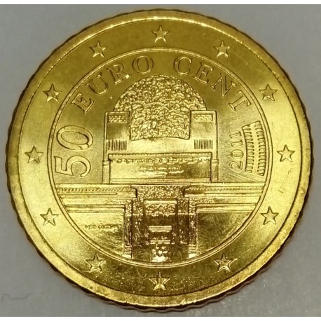 AUSTRIA - KM 3141 - 50 EURO CENT 2011 - SECESSION PALACE