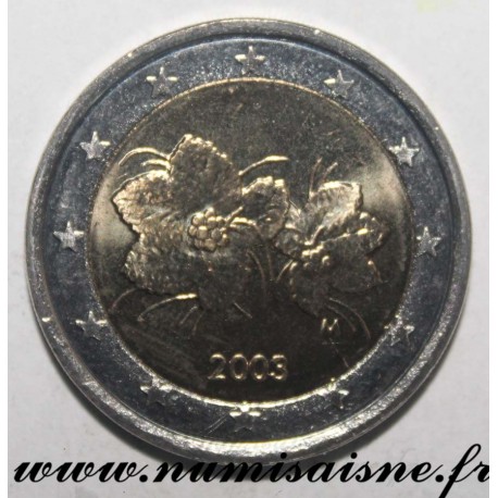 FINLANDE - KM 105 - 2 EURO 2001 - RUBUS CHAMAEMORUS - LAKKA