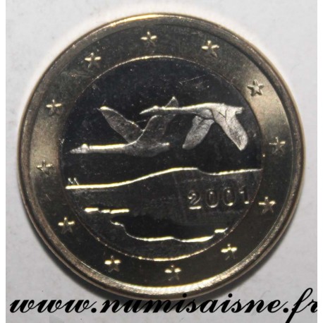 FINLANDE - KM 104 - 1 EURO 2001 - CYGNES