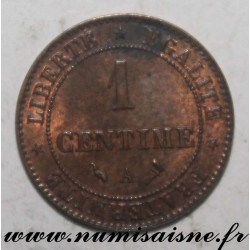 FRANCE - KM 826 - 1 CENTIME 1897 A - Paris - TYP CÉRÈS