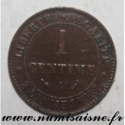 FRANCE - KM 826 - 1 CENTIME 1897 A - Paris - TYP CÉRÈS