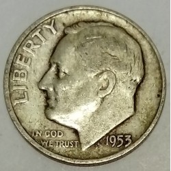 UNITED STATES - KM 195 - 1 DIME 1953 - FRANKLIN ROOSEVELT