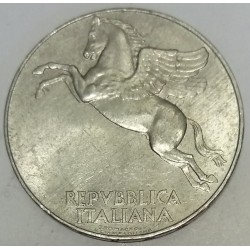 ITALIE - KM 90 - 10 LIRE 1950 - PEGASE - CHEVAL AILE