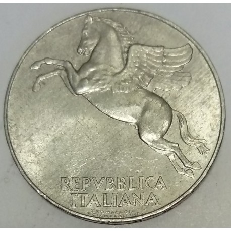 ITALIE - KM 90 - 10 LIRE 1950 - PEGASE - CHEVAL AILE