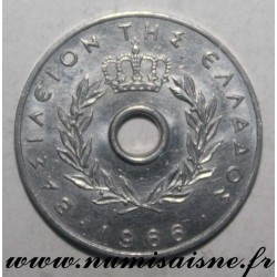 GREECE - KM 78 - 10 LEPTA 1966 - GEORGE I