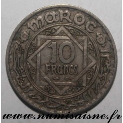 MAROC - Y 44 - 10 FRANCS 1947 -  AH 1366