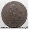 BELGIUM - KM 5 - 5 CENTIMES 1852 - With point - LEOPOLD 1st