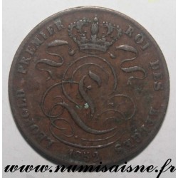 BELGIUM - KM 5 - 5 CENTIMES 1852 - With point - LEOPOLD 1st