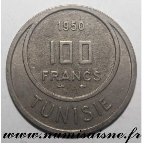 TUNISIA - KM 276 - 100 FRANCS 1950 - Muhammad al-Amin