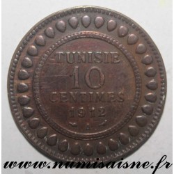 TUNISIE - KM 236 - 10 CENTIMES 1912 A