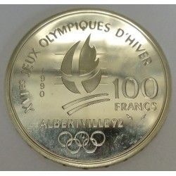 FRANCE - KM 981 - 100 FRANCS 1990 - 16th HIVER OLYMPIC GAME - BOBSLEIGH - ALBERTVILLE