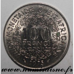 WEST AFRICAN STATES -  KM 4 - 100 FRANCS 1975