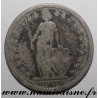 SUISSE - KM 21 - 2 FRANCS 1874 B - Berne